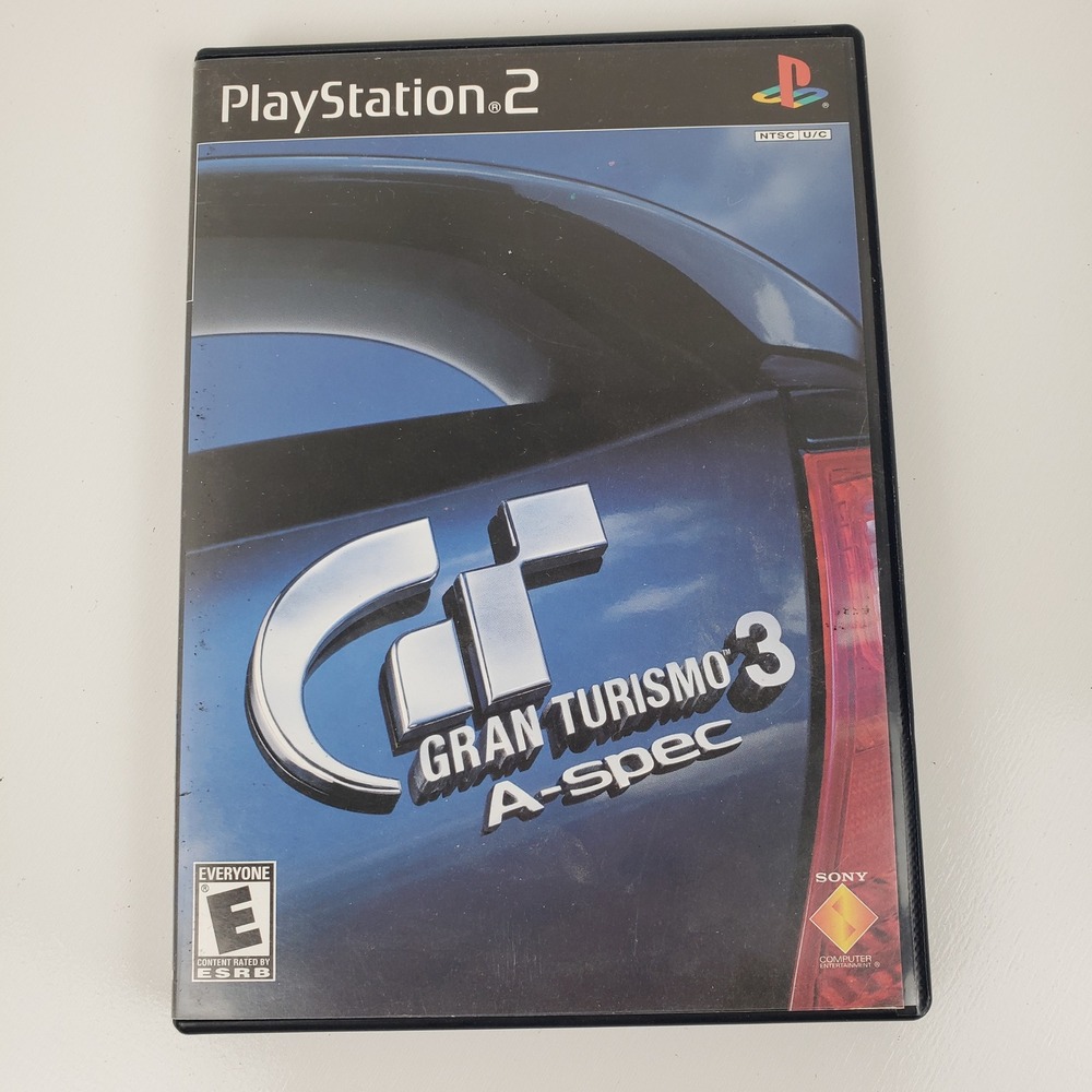 Gran Turismo 3 A-Spec Sony PlayStation 2 PS2 Racing Game Complete with Manual
